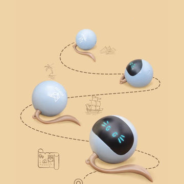 Interactive Smart Jumping Ball Self Rotating Cat Toy