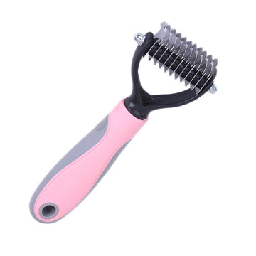 Dog and Cat Deshedding Hair Removal Brush Comb
