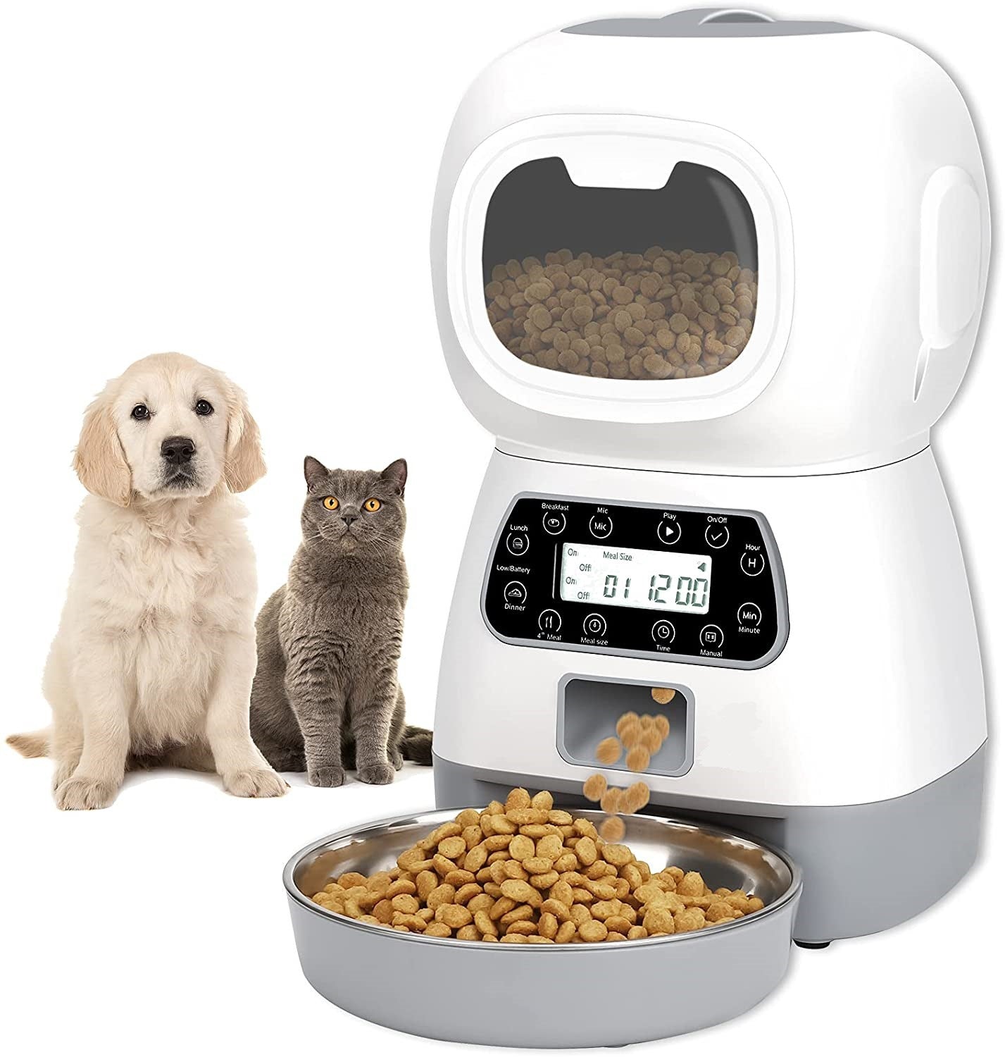 3.5L Automatic Pet Feeder for Cats and Dogs